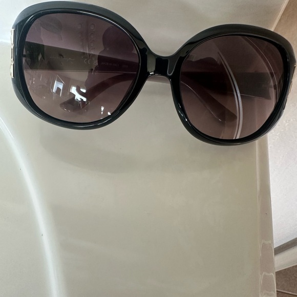Salvatore Ferragamo Black Glamorous Sunglasses